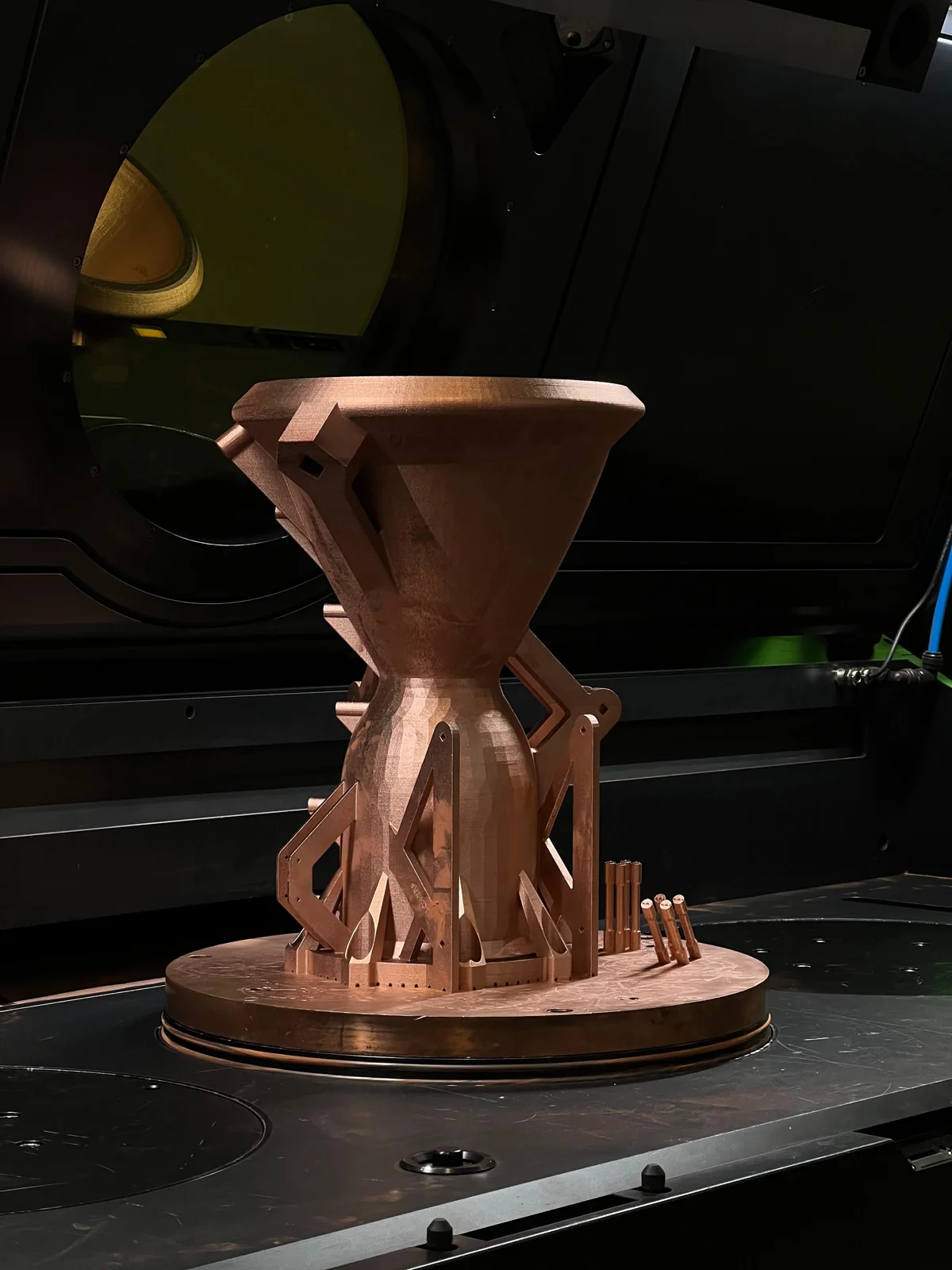 Manufactured 28 kN nozzle