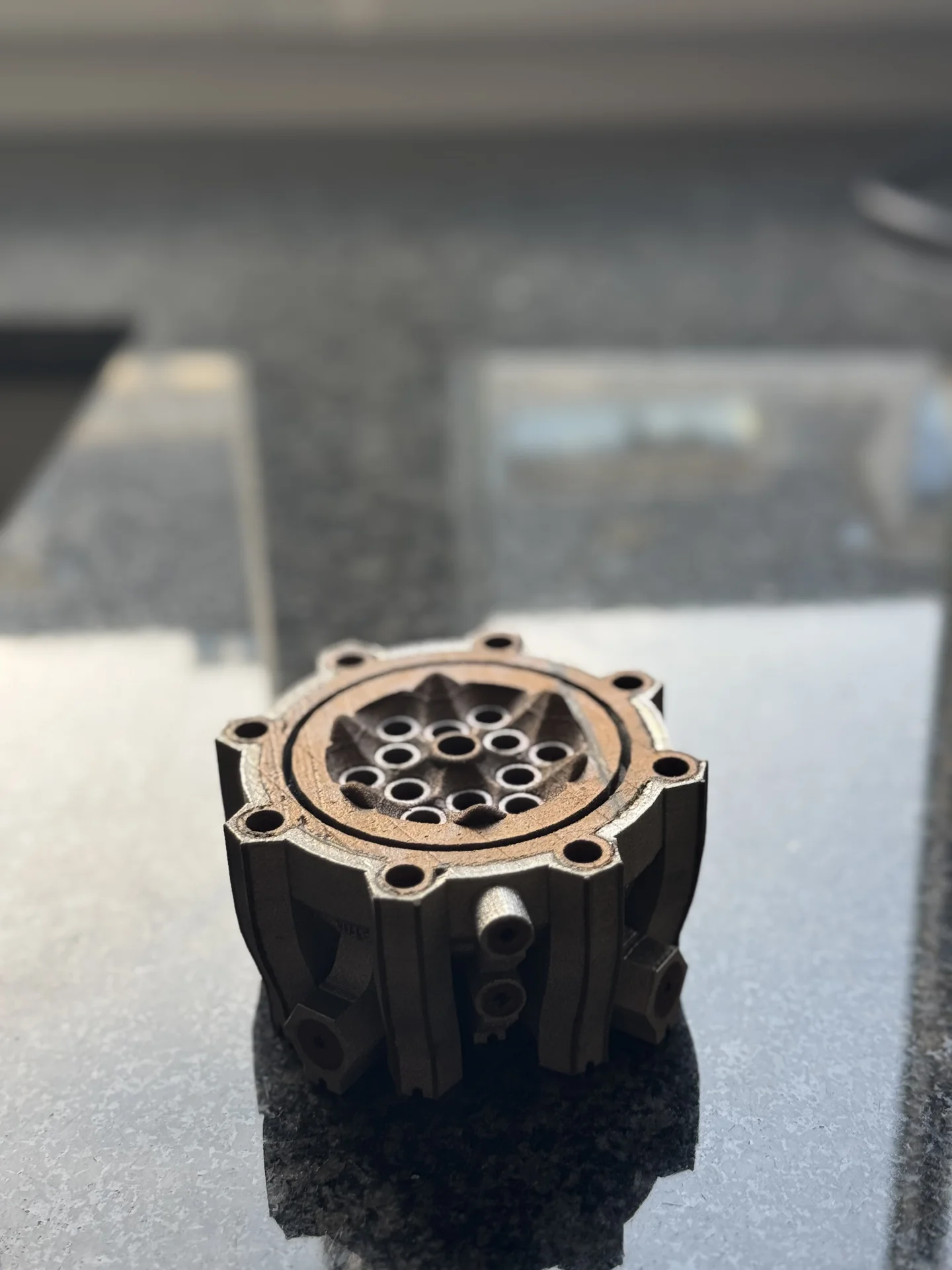 Avaris 3 kN rocket engine combustion chamber