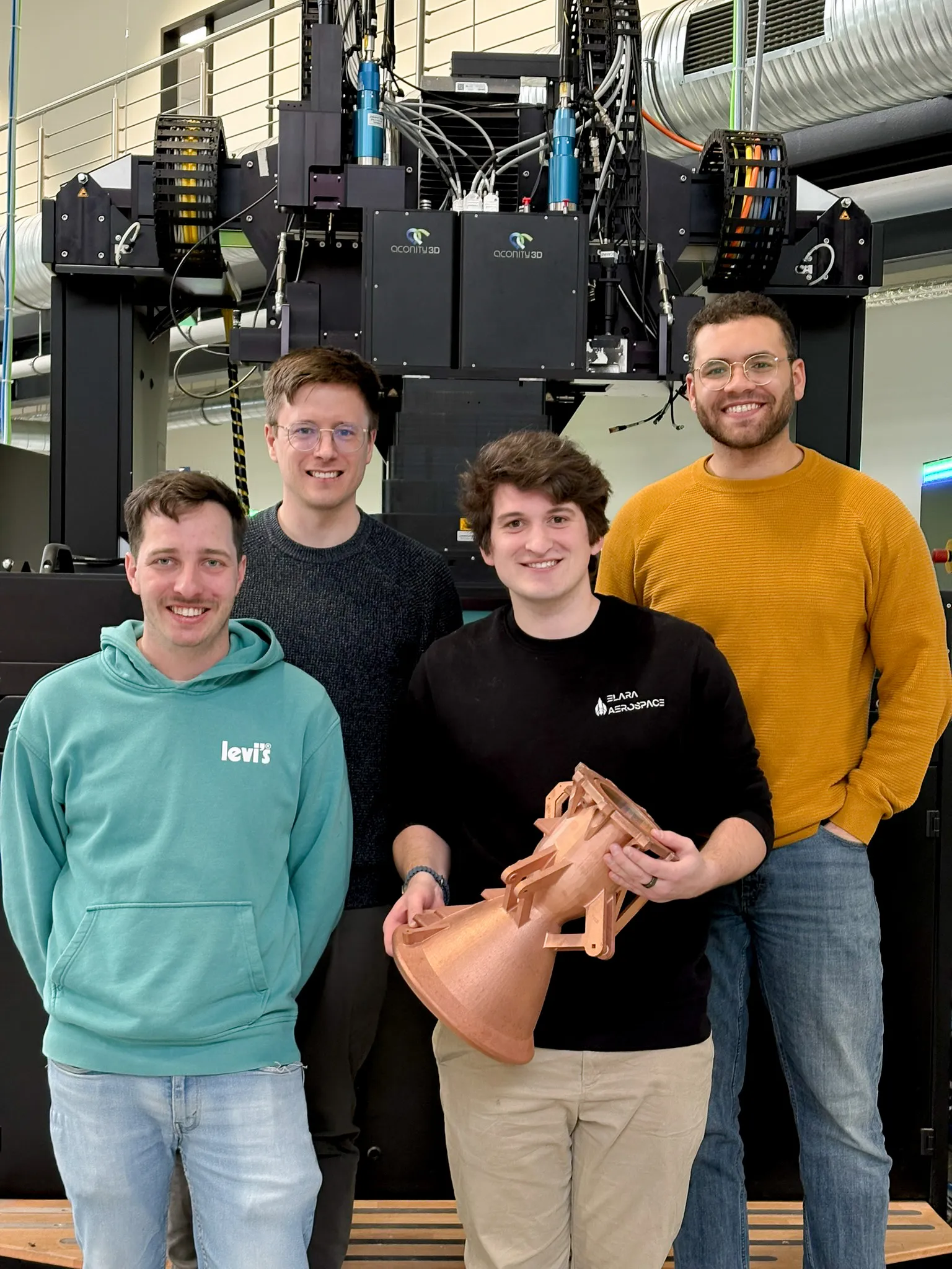 Elara team with development hardware