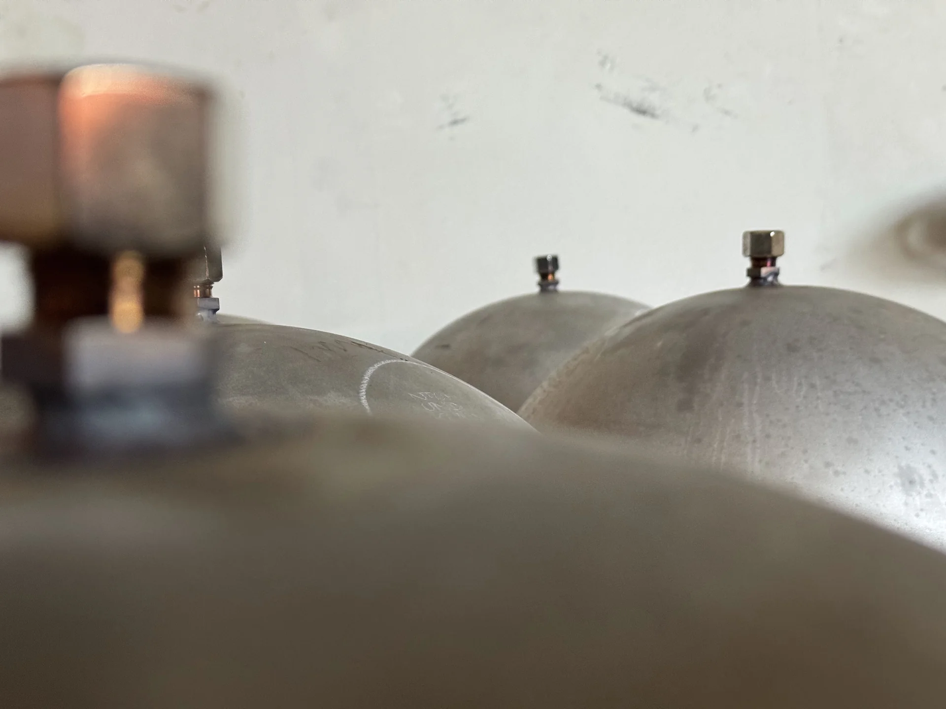 Tanks before welding during Hopper manufacturing